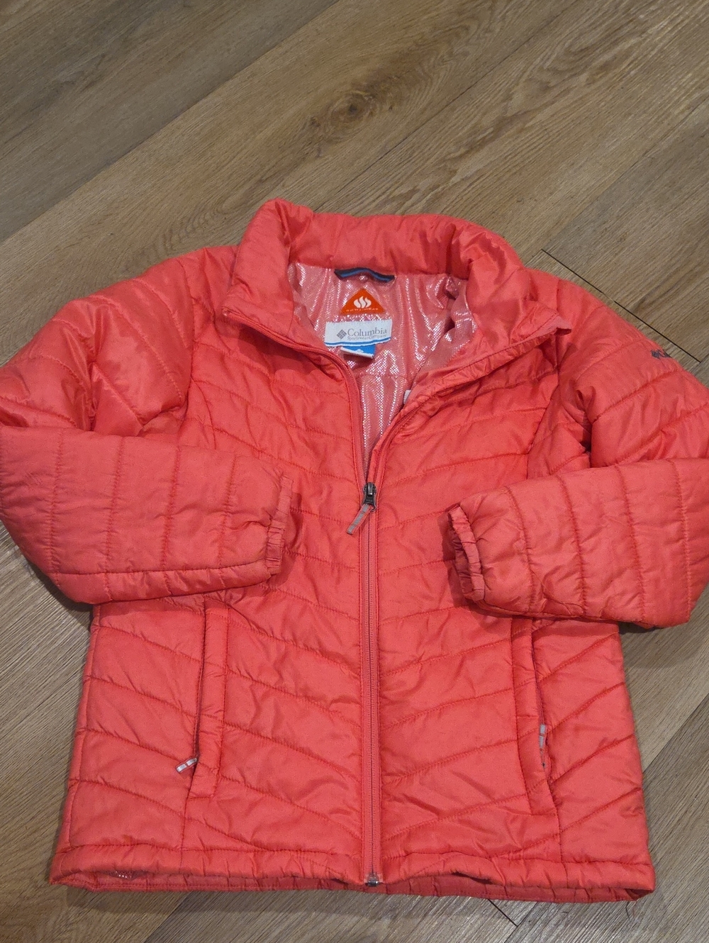 Columbia Kids Coral-pink Quilted Puffer Jacket